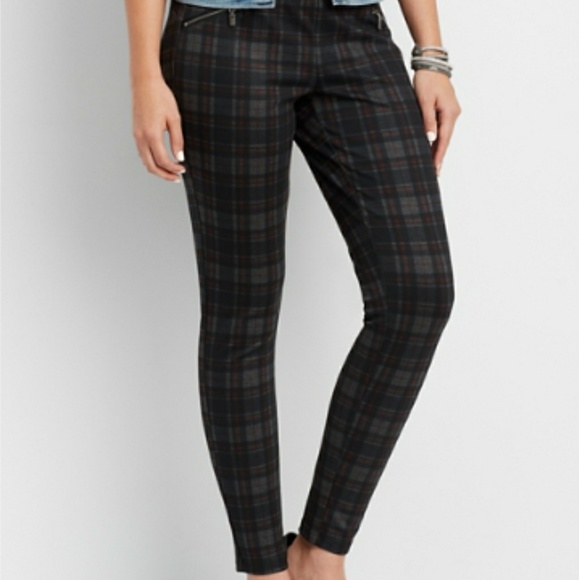 maurices plaid pants